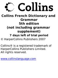 Collins French Dictionary