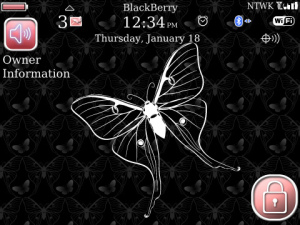 Lace Butterfly - Animated Theme