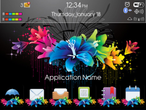 Colorful Blossoms Theme